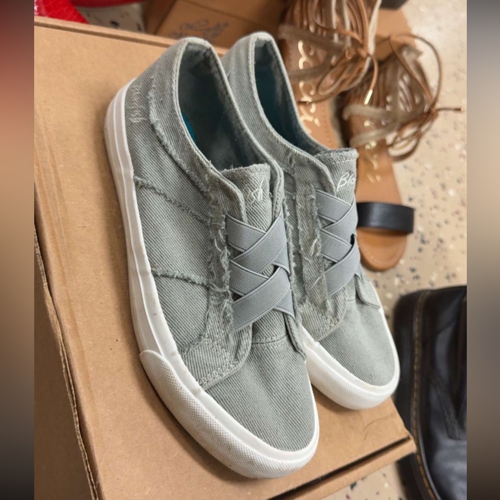 Blowfish Men's Green Canvas Sneakers